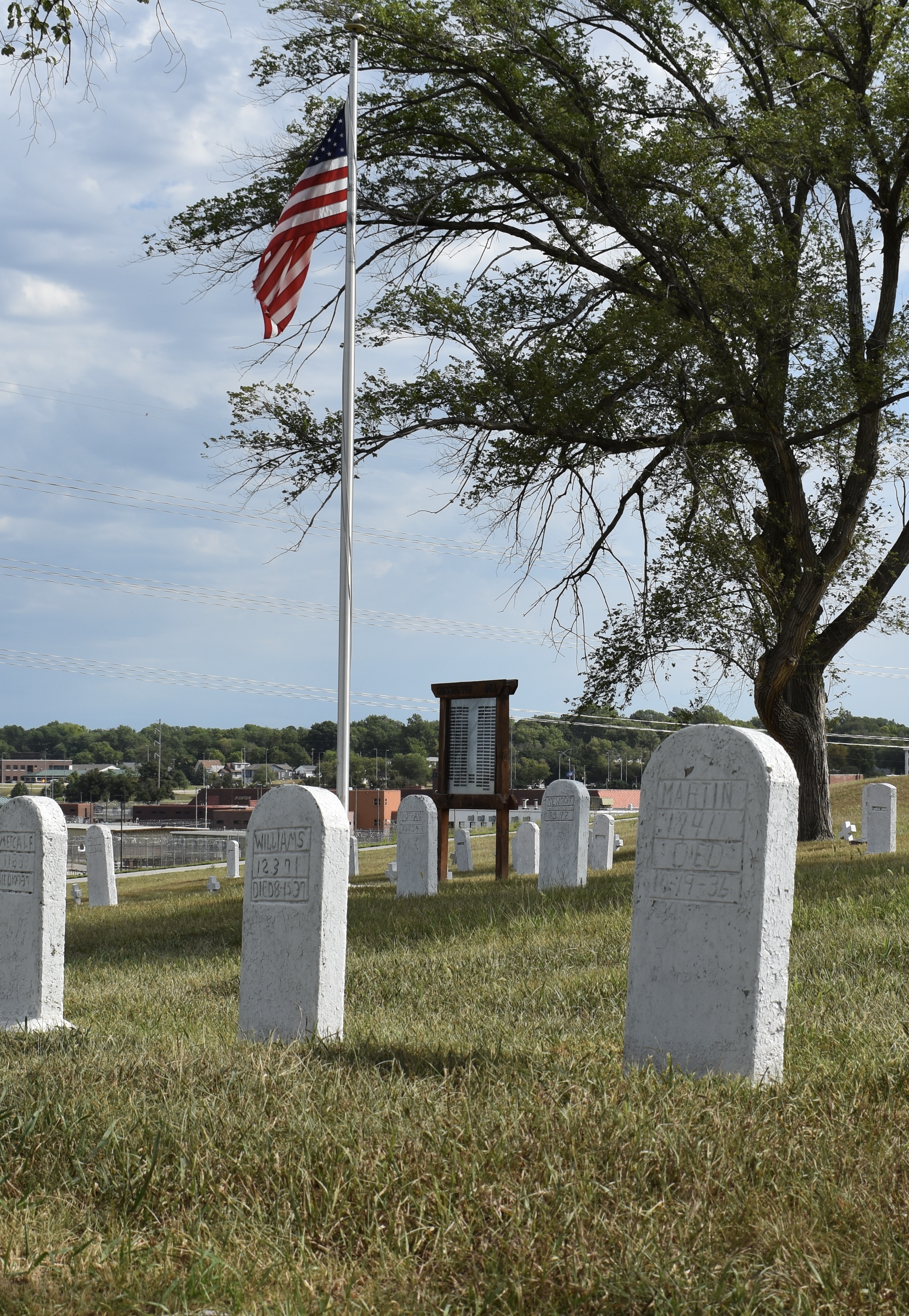 Cemetery at the Nebraska State Penitentiary